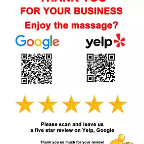 Leave us a review! Thanks!