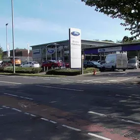 Outside Ford Burnley dealership