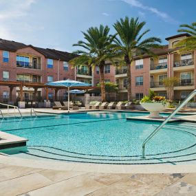 Resort style pool with sundeck