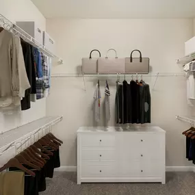 Walk-in Closets at Camden Royal Oaks in Houston, Tx