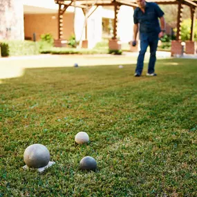 Bocce ball court onsite