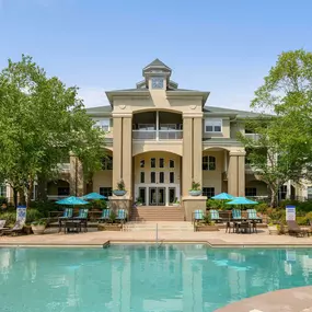 Large outdoor pool daytime