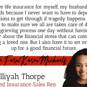 It’s almost February, which means it’s almost INSURE YOUR LOVE Month❤️
Life insurance is important for so many reasons and has so many benefits beyond paying for final expenses. 
What is your reason for having life insurance? Some of our team members decided to share their “why” with you. 
Need to get Life Insurance? Give our office a call! 
☎️ 410-287-5800