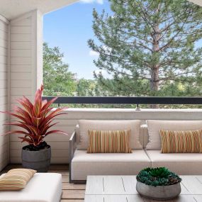 Spacious Outdoor Living Space at Camden Denver West Apartments in Golden, CO