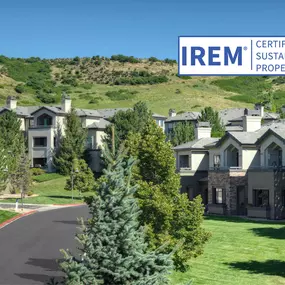 Camden Denver West is an IREM Certified Sustainable Property. Beautiful mountain view at Camden Denver West Apartments in Golden, CO