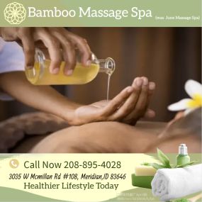 Our traditional full body massage in Meridian, ID
includes a combination of different massage therapies like 
Swedish Massage, Deep Tissue, Sports Massage, Hot Oil Massage
at reasonable prices.