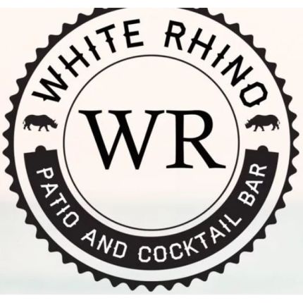 Logo from White Rhino Patio and Cocktail Bar