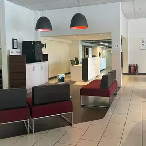 Evans Halshaw Vauxhall Wakefield Interior Waiting Area