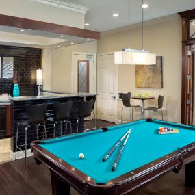 Resident Lounge with Billiards Table