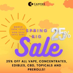 Canvas Organics-Cannabis-Marijuana-Spring Sale-2023