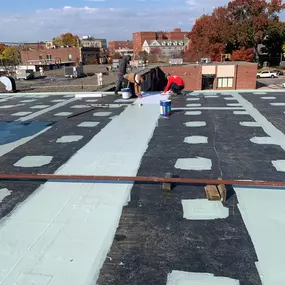 Flat roof in Rhode Island