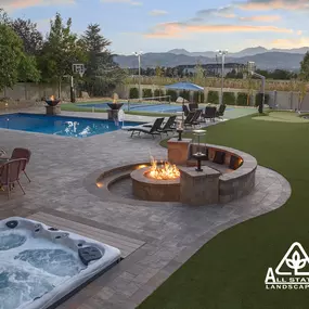 All States Landscaping Draper, Utah backyard living