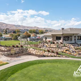 All States Landscaping Draper, Utah TalonsCove boulder retaining walls