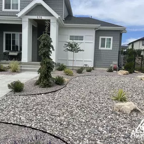 All States Landscaping Draper, Utah American Fork water wise xeriscape front yard