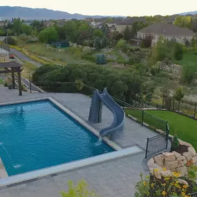 All States Landscaping Draper, Utah Highland swimming pool