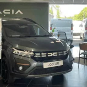 Evans Halshaw Dacia MIddlesbrough Showroom Interior with Dacia Jogger