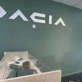 Evans Halshaw Dacia Middlesbrough Showroom Interior Artwork