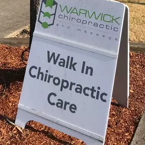 Walk in chiropractic care - be seen today at Warwick Chiropractic