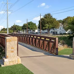 Bluebonnet Trail entry just outside Camden Legacy Creek