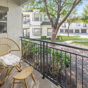 Private patio at Camden Legacy Park