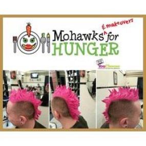 Community Involvement; Mohawks & Makeovers for Hunger. We cut and styled hair to raise money for CUMAC