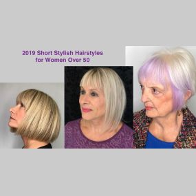 2019 Short Stylish Hairstyles for Women Over 50. Click to learn more