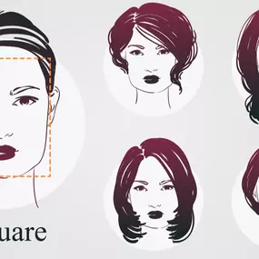 Do you have a square fix and want the perfect hairstyle. We can do that!