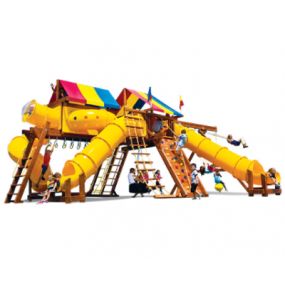 King Kong Castle TUBE CITY - Rainbow Play System at Kids Gotta Play