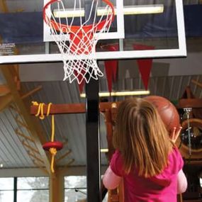 Indoor Playground and Basketball Hoops at Kids Gotta Play in New Hudson, MI and Utica, MI