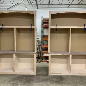 Cabinet bookcases have a long process of being made. Allow Cabco Cabinetry to do it for you!