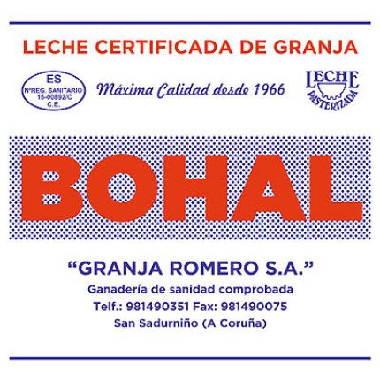 Logotipo de Leche Bohal