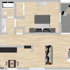 Mendota on Mansion Hill E2-6 Floor Plan