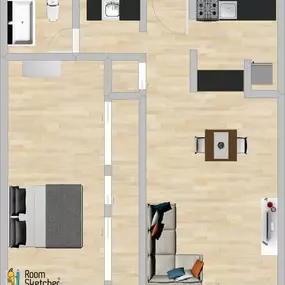 Mendota on Mansion Hill F 1 Floor Plan