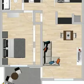 Mendota on Mansion Hill F2_6 Floor Plan