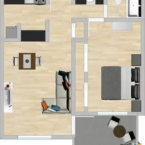 Mendota on Mansion Hill G2-6 Floor Plan