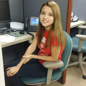 At work