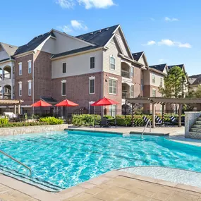 Resort-style pool with Water Features