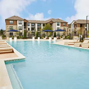 Resort-Style Pool with Lounge Seating