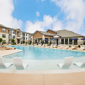 Resort-Style Pool with Sun Loungers