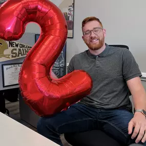 Happy 2 years of helping our customers find the right coverage, Sam!