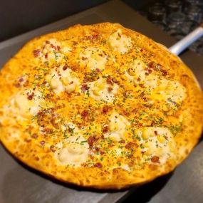 Gourmet craft pizza made by Brickyard Hollow in Portland, Maine