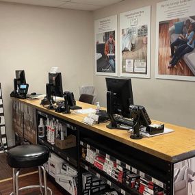 Interior of LL Flooring #1197 - Fairfield | Check Out Area