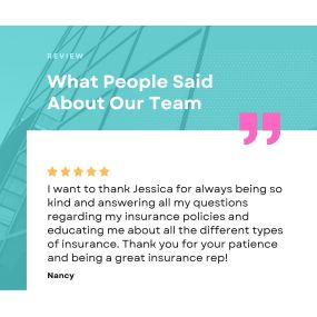 Customer Spotlight! Thank you, Nancy, for your trust and kind words! Contact us for a quote today!