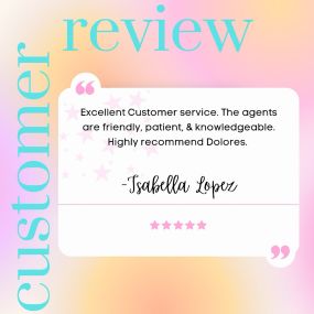 Customer review spotlight! Our team is all smiles after this glowing review! Providing friendly, patient, and knowledgeable service is what we do best. Thanks for the love!