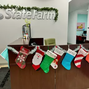 Decking the halls of Perry Olson State Farm with festive cheer! Join us in celebrating the season!