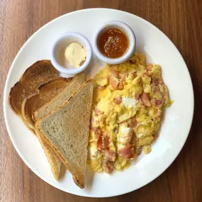 Breakfast Smoked Salmon and Scrambled Eggs