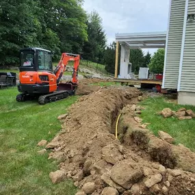 Gas line for Outdoor Pavillion Mendham NJ