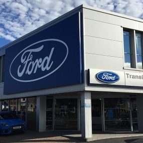 View from the front of FordStore Wolverhampton