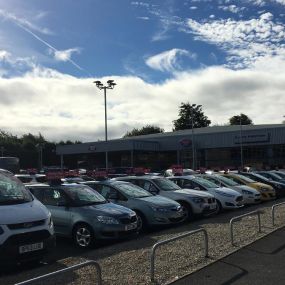 Cars outside FordStore Wolverhampton