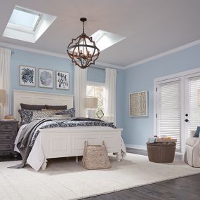 VELUX Skylights in Master Bedroom by Santa Cruz Skylights